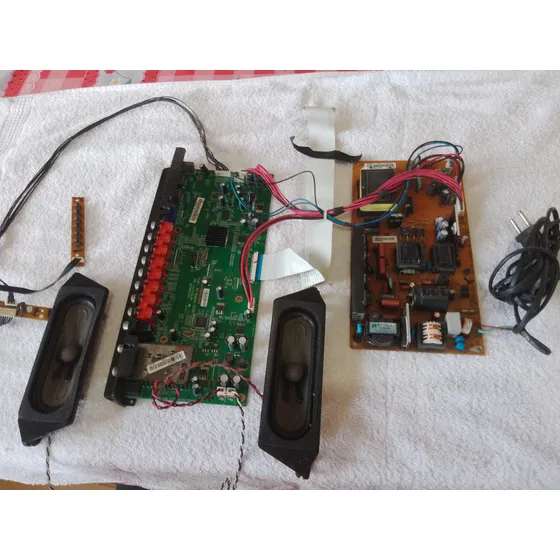 Placa Principal + Placa Fonte + Alto Falante Cce D32 Stile -