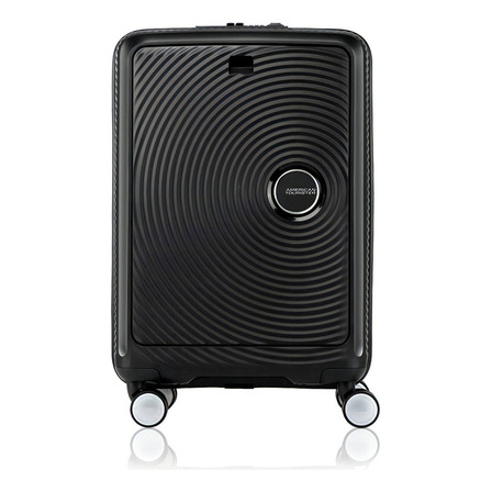 Cabina Valija American Tourister Curio Com Abertura Frontal Color Negro Lisa Cabina Valija American Tourister Curio Com Abertura Frontal Color Negro Lisa