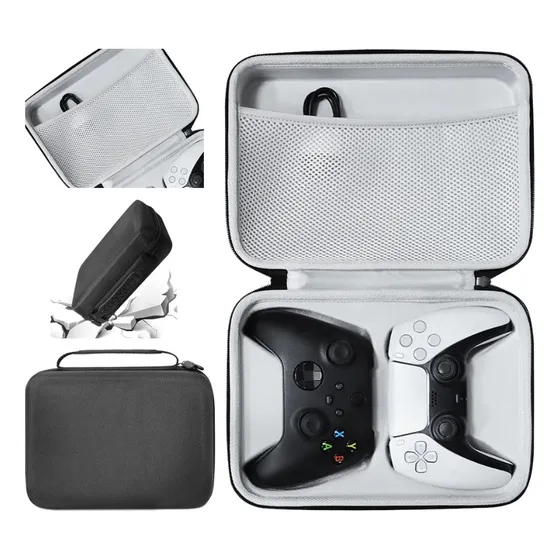 Bolsa Case Para Dois Controles Game Ps4 Ps5 Switch Pro Xbox