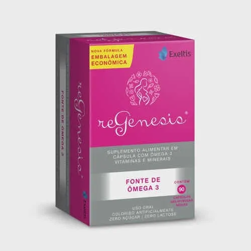 Regenesis Suplemento Vitaminico Para Gestantes 90 Cápsulas Sabor Without flavor