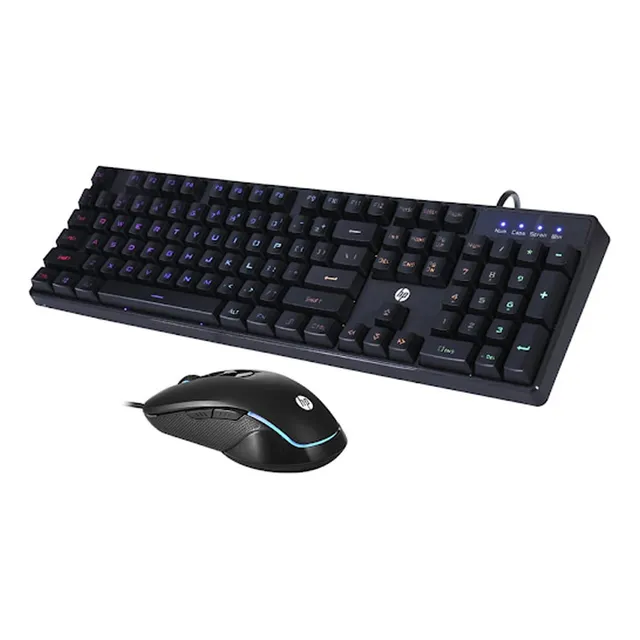 Kit Combo Teclado Mouse Wired Usb-a Hp Km200