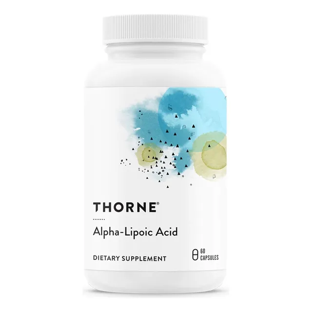 Ácido Alfa Lipoico Thorne 60 Cápsulas Sabor Sin Sabor