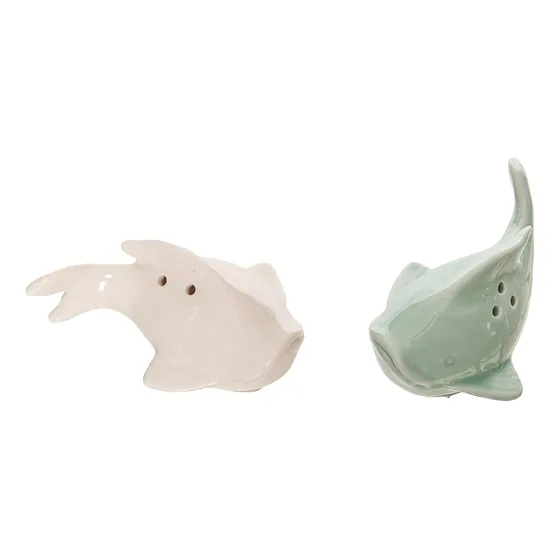 Salero Pimentero Pescado Juego 2 2.84  Largo Accesorio