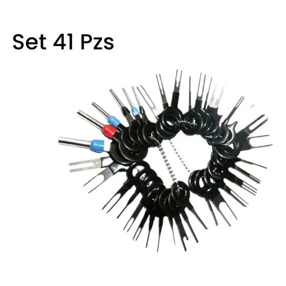 Kit Extractores De Terminales Automotriz 41 Piezas Plástico