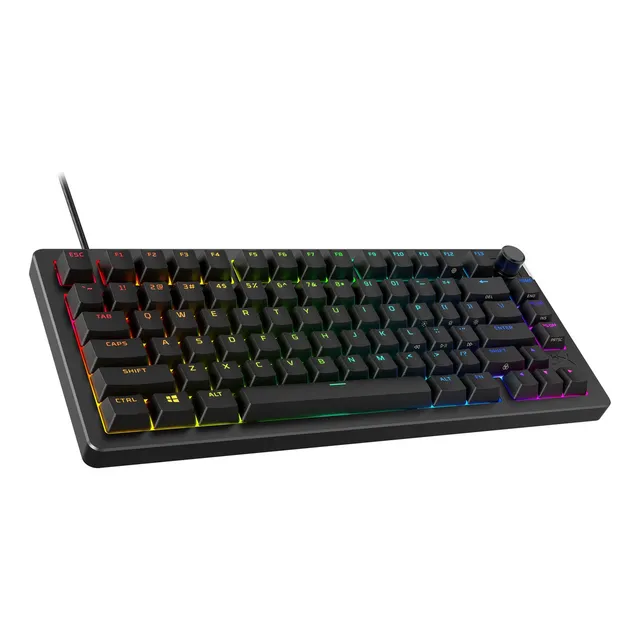 Teclado Gamer Hyperx Alloy Rise 75 Teclado Negro Idioma Inglés US