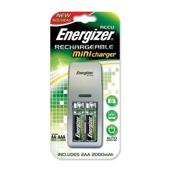 Cargadores De Pila Energizer Contiene 2 Pilas Aa 1 Pieza