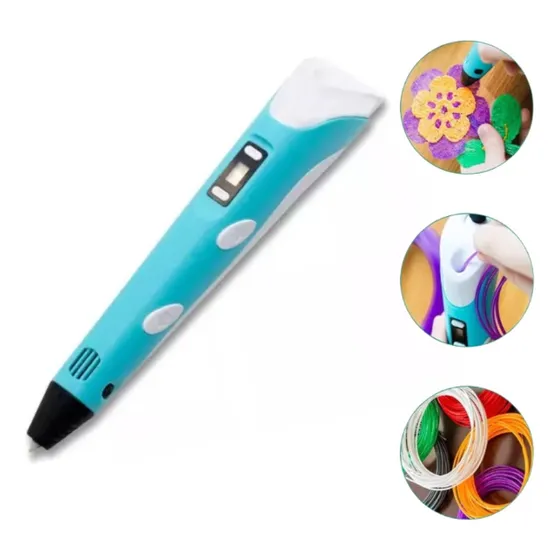 Lápiz 3D 3dpen-2 DRAW YOUR DREAM color celeste