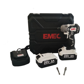 Kit Llave Destornillador De Impacto Emec 20v Brushless 2bat Kit Llave Destornillador De Impacto Emec 20v Brushless 2bat