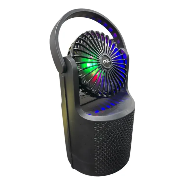Bocina Recargable Bluetooth Fm Ventilador 4 Usb Sd Tipo C
