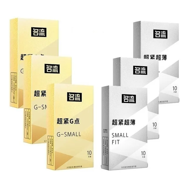 Kit 60 Preservativos Condones Pequeños Textura Mingliu 45mm