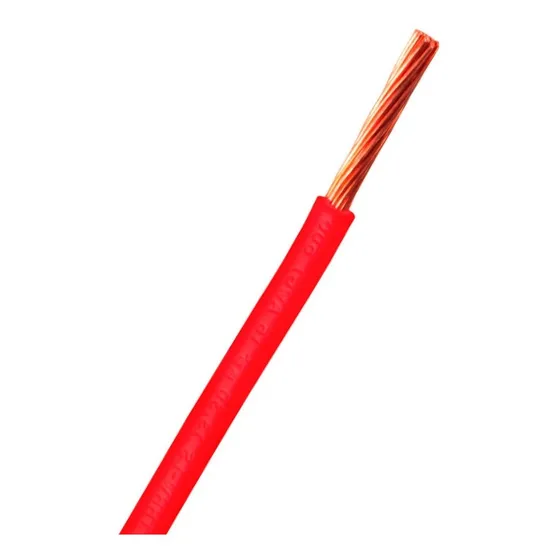 Cable thw Calibre 12 Rojo Iusa De 500 Mts 600v Temp 90°c