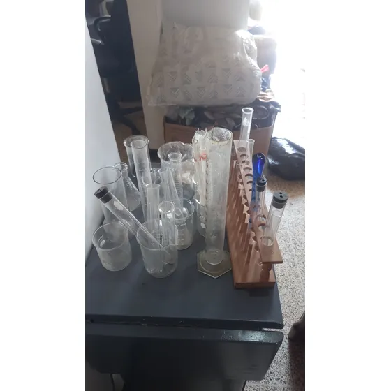 Tubos De Ensayo Pipetas Vasos Pizas Tapones Ganaga Por Todo