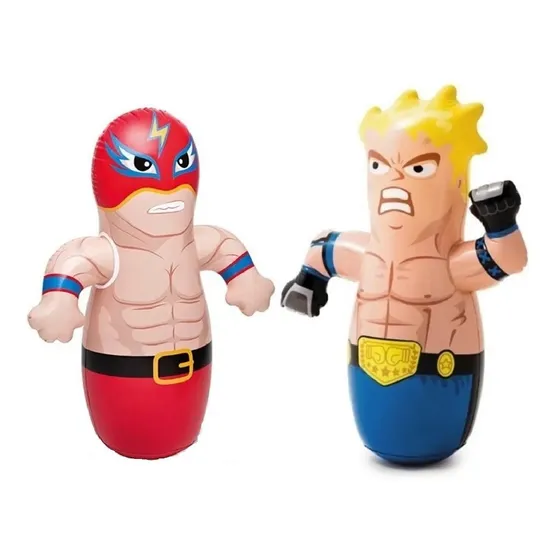 Boneco Inflável João Bobo Teimoso Combate Boxeador Intex