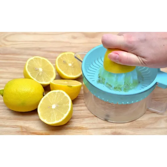 Exprimidor Limon Naranja Citrico Manuel Mano Taza Medidora