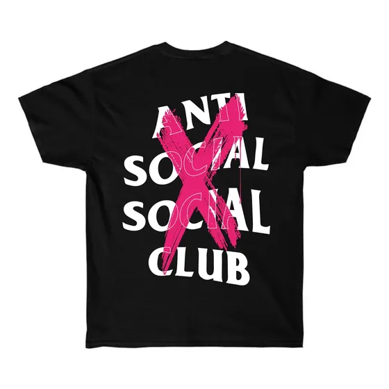 Camiseta Playera Premium Antisocial Social Club Cruz
