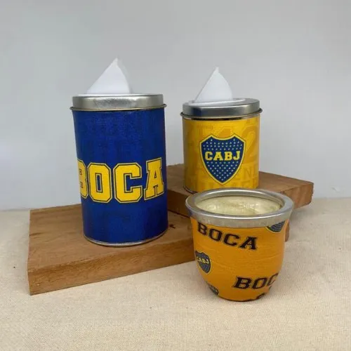 Set Mate 3 Piezas- Boca Juniors