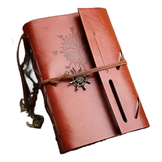Diario De Vida/cuaderno Con Funda Tipo Cuerina Grande Pirata