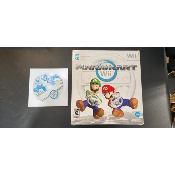 Volante Mario Kart Original Na Caixa Com Jogo 