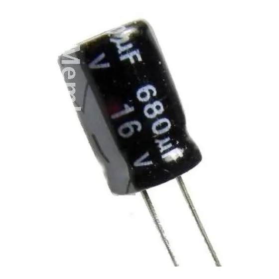 Pack De 20 Condensador Electrolítico 680uf 16v 105°c