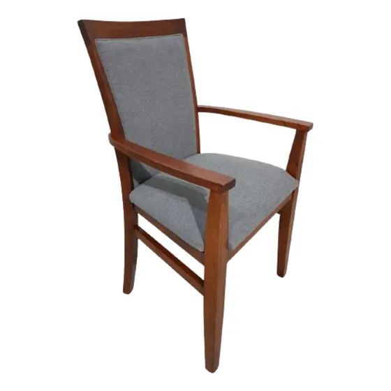 Sillon Madera Tapizado Modelo Martina 