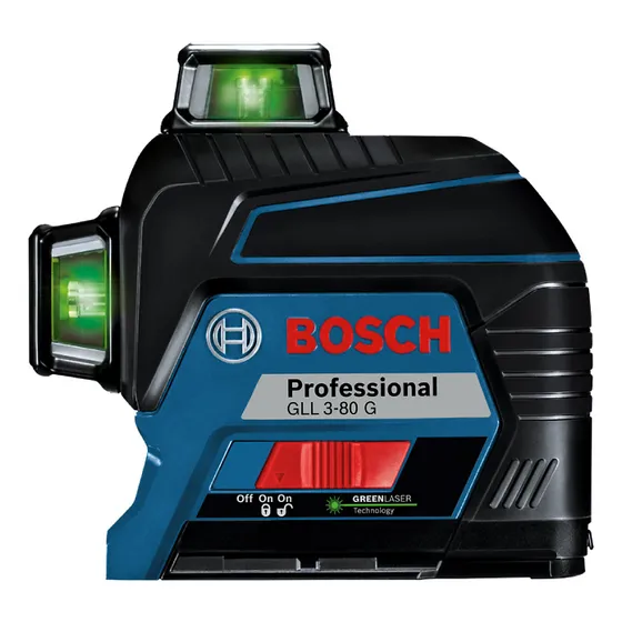 Nivel Láser De Líneas 360 Bosch Gll 3-80g