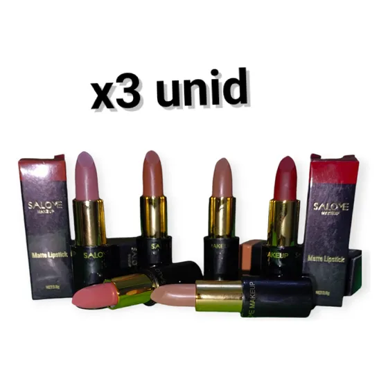 Labial Matte Con Tapa Inmantada Salome