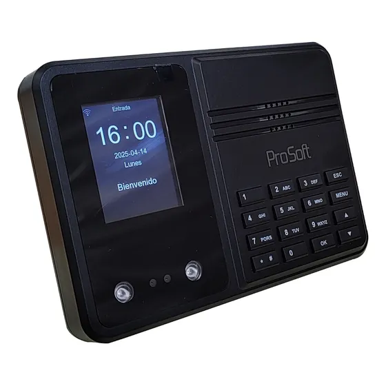 Reloj Facial Biométrico Palma Wifi Pendrive Prosoft Ps400w Color Negro