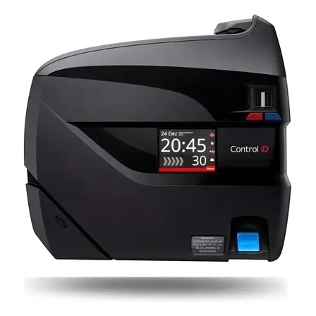 Relógio De Ponto Biométrico Control Id Idclass Tela 2.4  Usb 15000 Usuários Preto 127/220v
