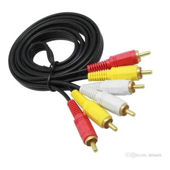 Cable Audio 3 Rca A 3 Rca 1.5m 6f Wash