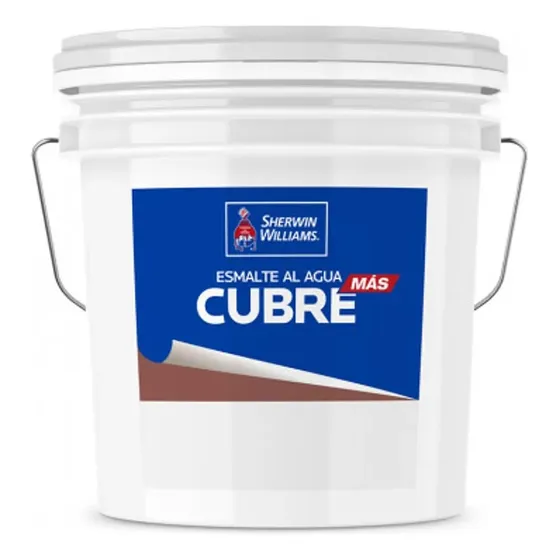 Sherwin Williams Esmalte Al Agua Cubre Mas Tineta