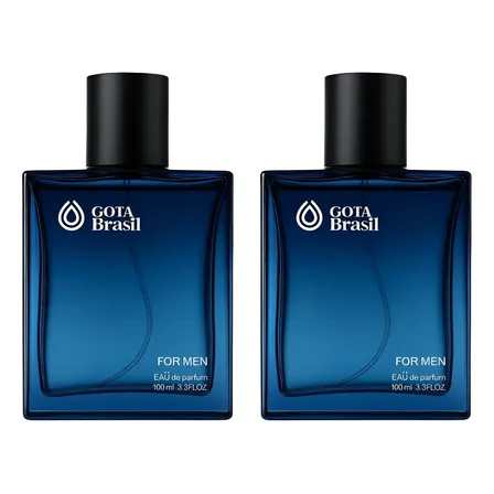 2 Perfumes Masculino Feromonios Sedutor Blue Attraction Ativador Sensual 100ml