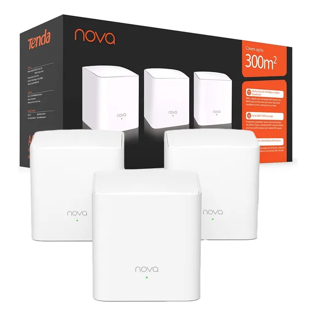 Tenda Mw5g Router Mesh Doble Banda - 3 Pack Blanco