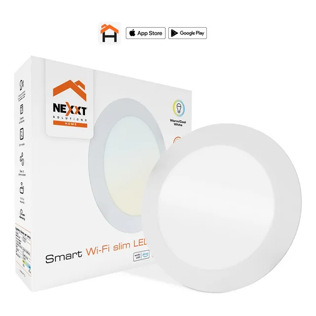Lampara Led Empotrable Inteligente Nexxt Wifi Blanco E