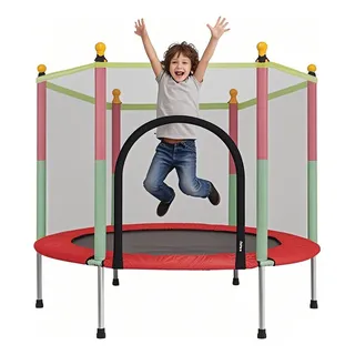 Cama Elåstica Pula Pula Trampolim Colorida Criança Rede Cama Elåstica Pula Pula Trampolim Colorida Criança Rede