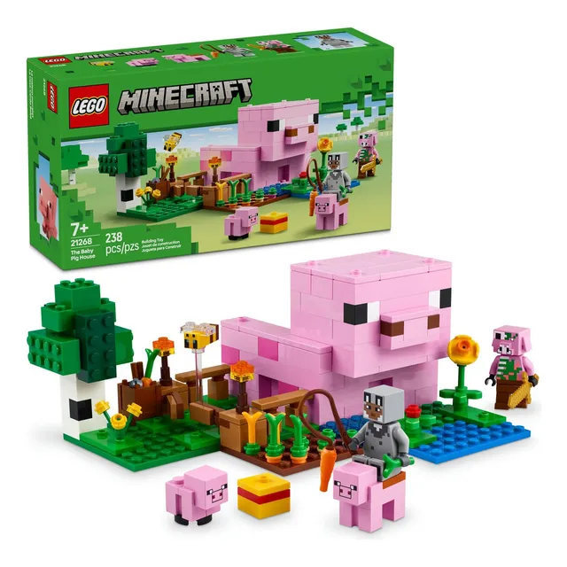 Lego Minecraft La Casa Del Cerdo Bebé 238pzs 21268 / H 238 Casa Cerdo