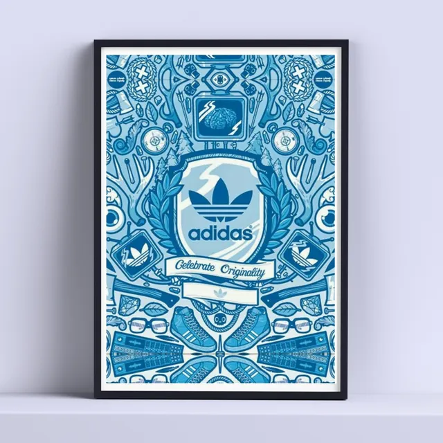 Cuadro adidas Originals Decorativo 30x40cm Listo P Colgar