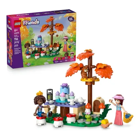 LEGO Friends Festa de Chá na Floresta 42690; Brinquedo de construção com vários acessórios para a hora do chá; Presente incrível para meninas e meninos; 6+