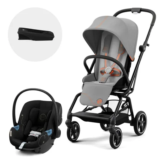 Coche Travel System Eezy S Twist Plus S Blk + Aton G + Base