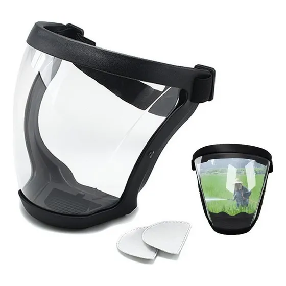 Máscara De Poeira Facial Transparente De Proteção Total Anew