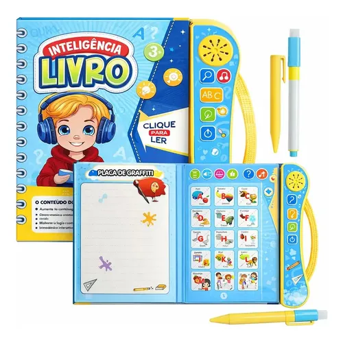 Learn To Read Sound Book Interactive Talking Pen Set Kids
