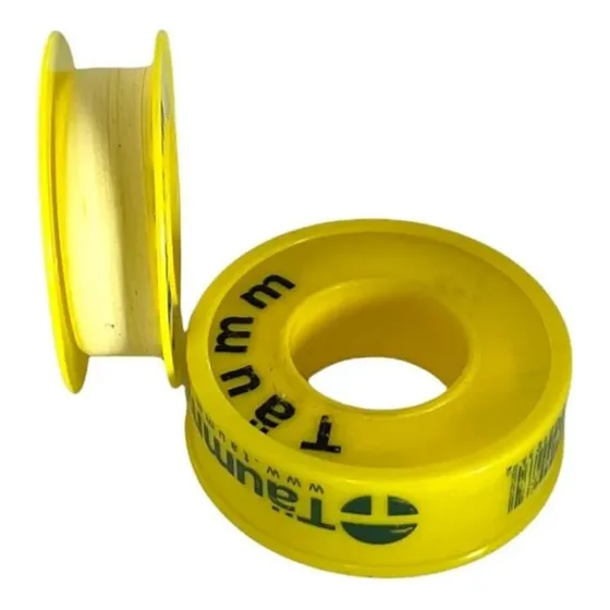 Cinta Teflon Gas 1/2  X 6,6 Mts Amarillo 10 Unidades Taumm