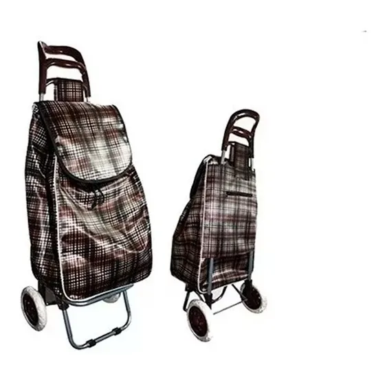 Carrito De Aluminio Y Lona Para Mandados Lh-1420