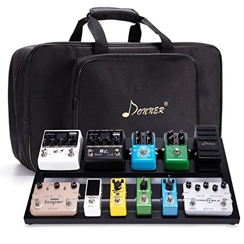 Donner Guitar Pedal Board Funda Para Db-3 Aluminium Pedalboa