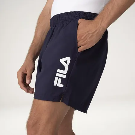 Short Fila Train 5  Hombre Azul