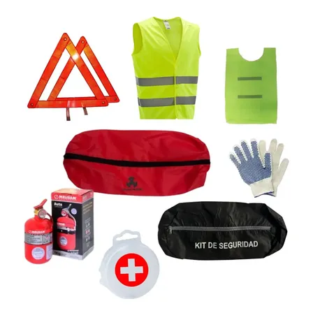 Kit Reglamentario de Seguridad Auto 6 Elementos VTV Economic