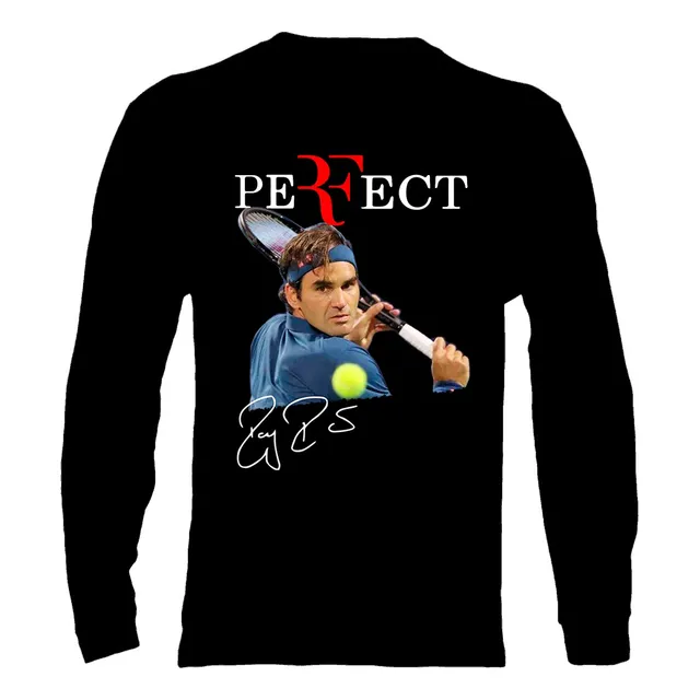 Polera Manga Larga Tenis - Ver 02 - Roger Federer