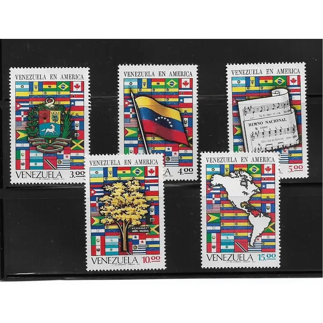Serie Estampillas De Venezuela  1972  Nuevas 