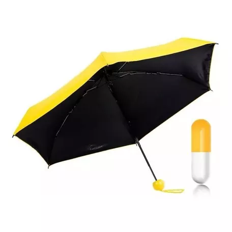 Paraguas Mini Corto Con Estuche Capsula Funda De Cartera