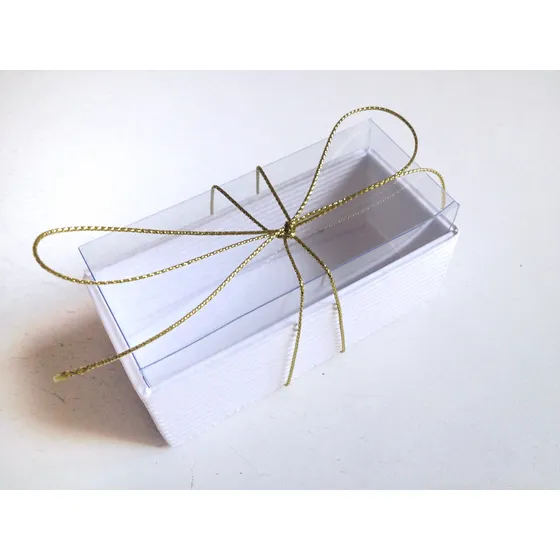 Caja De Cartón Tapa De Acetato Transparente Souvenirs Regalo