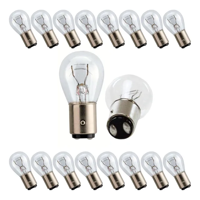 Kit 20 Lampada Bay15d 1034 Halogena 2 Polo P21/5w Cinoy 12v